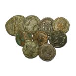 Roman Imperial Coins - Mixed Late Bronzes Group [9]