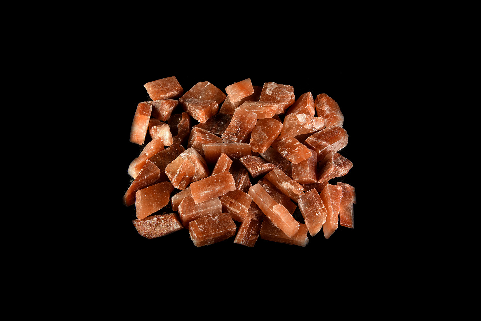 Natural History - 50 Mexico Red Calcite Mineral Specimens