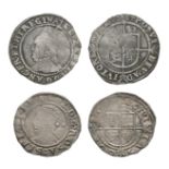 English Tudor Coins - Elizabeth I - Threepence and Halfgroat [2]