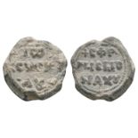 Byzantine Seals - Bifacial Lead Seal