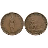 World Tokens - Canada - 1852 - Quebec Bank - Token Penny