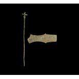 Bronze Age Cloak Pin and Flat Axe