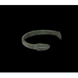 Roman Military Snake Bracelet