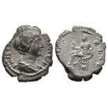 Roman Imperial Coins - Faustina II - Concordia Denarius
