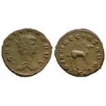 Roman Imperial Coins - Gallienus - Antelope Antoninianus