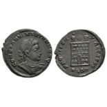 Roman Imperial Coins - Constantine II (under Constantine I) - London - Camp Gate Bronze