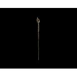 Roman Silver Pin with Hand