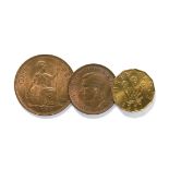 English Milled Coins - George VI - 1937 - Threepence, Penny and Halfpenny [3]