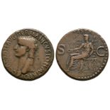 Roman Imperial Coins - Caligula - Vesta As