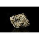 Natural History - Benstonite on Calcite Crystal Slab Mineral Specimen