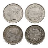 English Milled Coins - Victoria - 1852YH/1877YH Die 5 - Shillings [2]