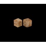 Roman Bone Dice Pair