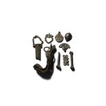 Medieval Pilgrim's Badge and Other Items Group