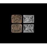 Western Asiatic Bifacial Stamp Seal with Animals