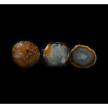 Natural History - Cut and Polished Agate End Group