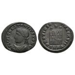 Roman Imperial Coins - Constantius II - Camp Gate Bronze