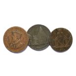 British Tokens - 18th Century - John of Gaunt, Shakespeare and Dundee - Token Halfpennies [3]