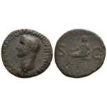 Roman Imperial Coins - Caligula - Vesta As