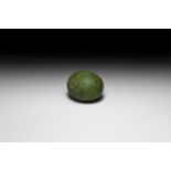 Stone Age Green-Patinated Macehead