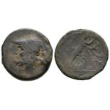Ancient Greek Coins - Bruttium - The Brettii - Athena Double Unit (Didrachm)