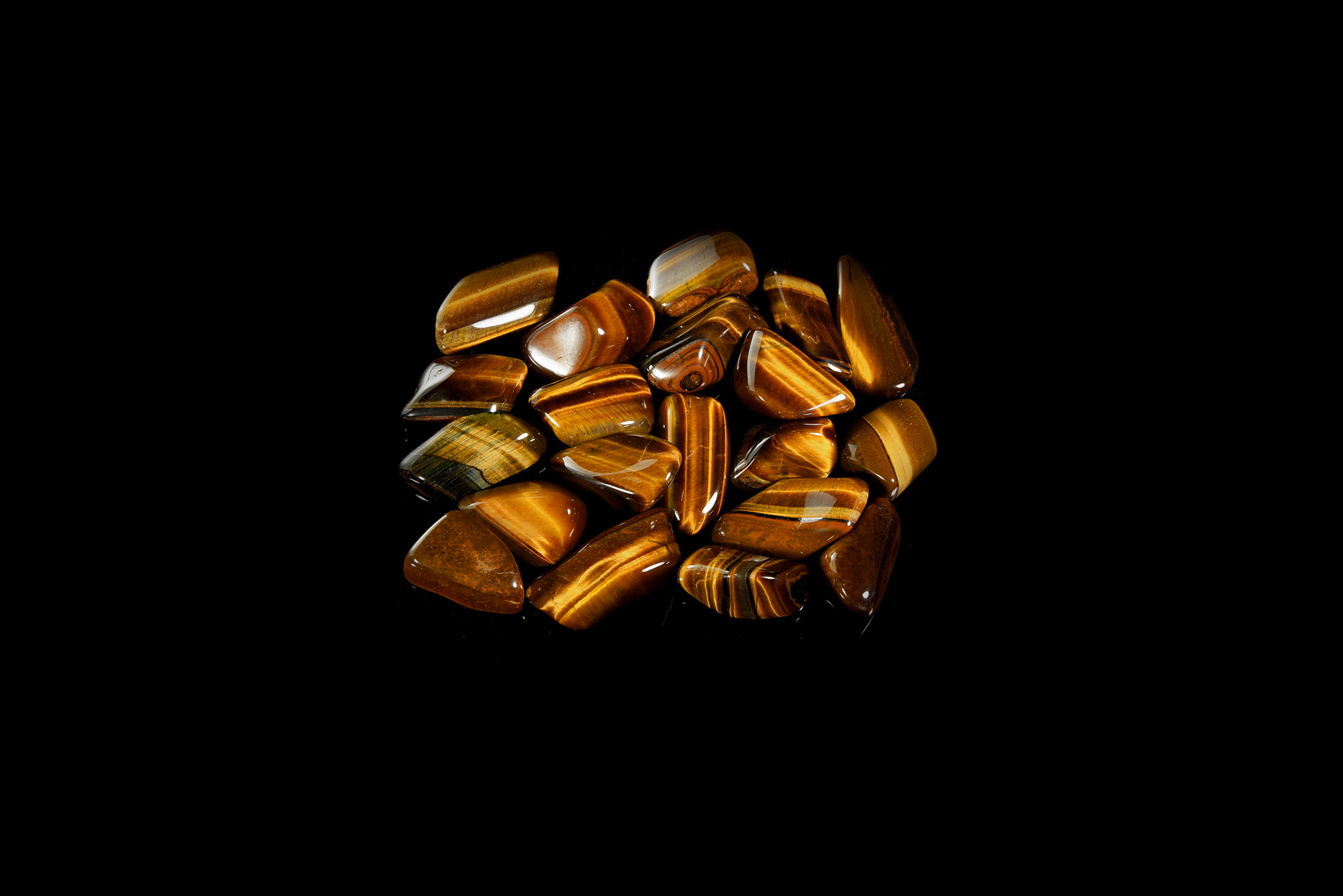 Natural History - Polished Tiger's Eye Mineral Specimens