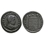 Roman Imperial Coins - Constantine II (under Constantine I) - London - Camp Gate Bronze