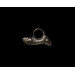 Roman Silver Phallic Pendant