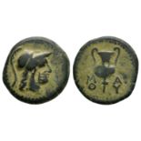 Ancient Greek Coins - Lesbos - Methymna - Athena Bronze