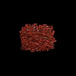 Post Medieval Red Jasper-Coloured Bead Collection