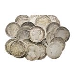 English Milled Coins - Victoria - Young Head Threepences [39]