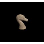 Western Asiatic Duck Head Amulet