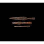 Iron Age Celtic Socketted Spearhead Group