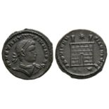 Roman Imperial Coins - Constantine II (under Constantine I) - London - Camp Gate Bronze