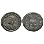 Roman Imperial Coins - Constantine II (under Constantine I) - Camp Gate Bronze
