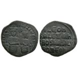 Ancient Byzantine Coins - Leo VI - Inscription Follis