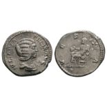 Roman Imperial Coins - Julia Domna - Vesta Denarius