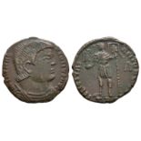 Roman Imperial Coins - Magnentius - Emperor Standing Bronze