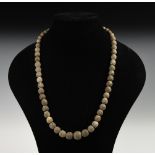 Natural History - Mammoth Bone Bead Necklace String