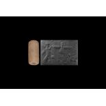 Western Asiatic Cylinder Seal with Figures