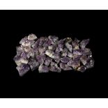 Natural History - 50 Brazil Amethyst Crystal Cluster Mineral Specimens