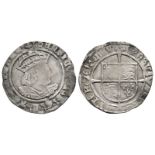English Tudor Coins - Henry VIII - Profile Groat