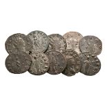 Roman Imperial Coins - Gallienus - Mixed Antoninianii Group [10]