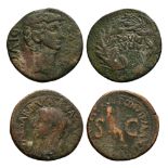 Roman Imperial Coins - Augustus and Tiberius - Ases [2]