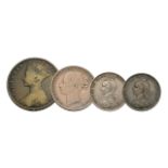 English Milled Coins - Victoria - Florin, Shilling and Sixpences [4]