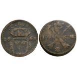 World Coins - Sweden - Carl X Gustav - 1663 - 1 Ore