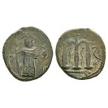 World Coins - Arab-Byzantine - Pseudo Facing Bust Fals
