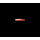 Romano-Egyptian Carnelian Bead