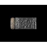 Western Asiatic Cylinder Seal with Figures