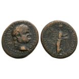 Roman Provincial Coins - Vespasian - Aigai - Apollo Bronze