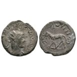 Roman Imperial Coins - Gallienus - Barbaric Imitation Lion Antoninianus